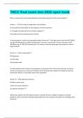TNCC final exam test 2022 open book&vert; Questions With 100&percnt; Correct Answers &vert; Verified