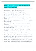 CPC Practice Exam&colon; Questions With Correct Solutions