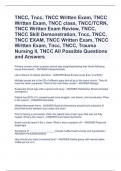 TNCC EXAMS(ELABORATIONS) FULL PACK 2023 BUNDLE WITH COMPLETE SOLUTIONS, RATED A |GUARANTEED PASS!!