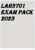 LAH3701 EXAM PACK 2023