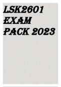 LSK2601 EXAM PACK 2023