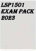 LSP1501 EXAM PACK 2023