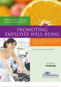 Promoting  Employee Well-Being