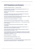 CA PI Questions and Answers&period;
