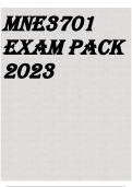 MNE3701 EXAM PACK 2023