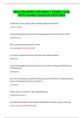 Maryville NURS 620 Adult 1 EXAM 1-with 100&percnt; verified solutions-2023-2024