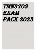 TMN3703 EXAM PACK 2023