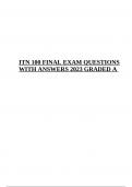 ITN 100 FINAL EXAM 2023 (QUESTIONS WITH ANSWERS GRADED 100%)
