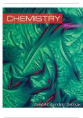 Chemistry, 10th Edition, Steven S. Zumdahl, Susan A. Zumdahl, Donald J. DeCoste Test Bank