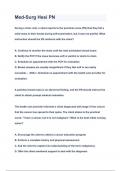 Med-Surg Hesi PN Questions & Answers 2023&lpar;A&plus;GRADED 100&percnt;VERIFIED&rpar;