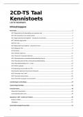2CD-TS Taal Samenvatting Kennistoets