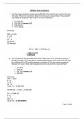 FIN2601 Exam questions and answers