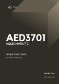 AED3701 Assignment 2 (ANSWERS) 2023