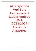 ATI Capstone Med Surg Assessment 2 (100% Verified Q&A) (2023/2024) Correctly Answered