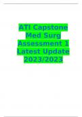 ATI Capstone Med Surg Assessment 1 Latest Update 2023/2023.