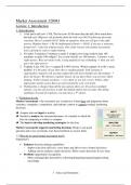 Summary lectures&comma; readings&comma; tutorials - Market Assessment &lpar;328043&rpar;