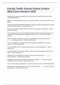 Package deal for Florida TLSAE Correct And Verified Answers Rated A 2023