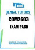 COM2603 Exam Pack 2023