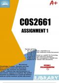 COS2661 Assignment 1 (ANSWERS) 2023