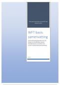 Duidelijke WFT basis samenvatting/begrippenlijst 2023