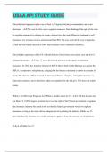 USAA API STUDY GUIDE &vert; 140 Questions with 100&percnt; Correct Answers &vert; Verified &vert; 21 Pages