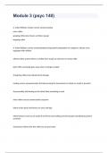 Module 3 (psyc 140) exam 2023 with 100% correct solutions