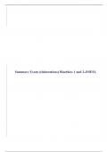 Summary Exam (elaborations) Bioethics 1 and 2-JMESI.