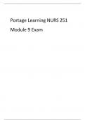 Portage Learning NURS 251 Pharmacology Module 1-10 Exams, Final Exam, Midterm Exam, Module Quiz 1 - 5 | 100% Verified Q&A2022