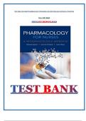 TEST BANK FOR ADAM’S PHARMACOLOGY FOR NURSES A PATHOPHYSIOLOGIC APPROACH, 5TH EDITION  WITH COMPLETE SOLUTIONS A+ GRADE LATEST UPDATE 2023|2024