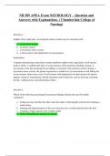 NR 509 APEA Exam NEUROLOGY &ndash; Question and Answers with Explanations&period; 