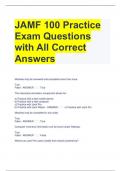 JAMF 100 Practice Exam Questions with All Correct Answers 