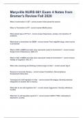 NURS 661 Test 4&vert;2023 LATEST UPDATE&vert;GUARANTEED SUCCESS