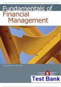 TEST BANK for Fundamentals of Financial Management, 13 Edition by Brigham. (Complete Download). Chapter 1-21.
