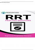 RRT(registered respiratory therapist) PRACTICE QUESTION