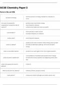 GCSE Chemistry Paper 2