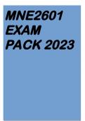 MNE2601 EXAM PACK 2023