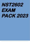 NST2602 EXAM PACK 2023