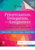 Linda&lowbar;A&lowbar;LaCharity&comma;&lowbar;Candice&lowbar;K&lowbar;Kumagai&comma;&lowbar;Shirley&lowbar;M&lowbar;Hosler&lowbar;Prioritization 5TH EDITION&period; practice exercise for the NCLEX-RN EXAMINATION 