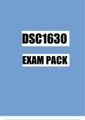 DSC1630 Exam Pack 2023