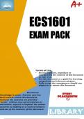 ECS1601 Exam Pack 2023