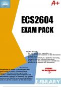 ECS2604 Exam Pack 2023