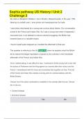 Sophia pathway US History I Unit 2 Challenge 2 Updated 2023