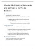 CH 12: Statements and Confessions as Evidence