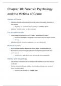Ch 10: Forensic Psychology and Victims of Crime