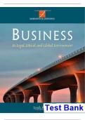 TEST BANK for Business Its Legal Ethical and Global Environment 10th Edition by Jennings. (Complete Download). All Chapters 1- 21.