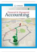 TEST BANK for Financial & Managerial Accounting, 15th Edition By Carl Warren, Jefferson P. Jones, William B. Tayler. All Chapters 1-28.