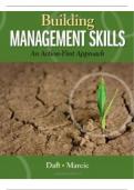 TEST BANK for Building Management Skills An Action First Approach&comma; 1st Edition&comma; by Daft and Marcie&period; &lpar;Complete Download&rpar; &period; All Chapters 1-16&period;