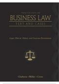 TEXT BANK for Business Law: Text and Cases: Legal, Ethical, Global, and Corporate Environment 12th Edition. (Complete Download). All Chapters 1-52 Plus Index Pages.