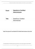 Salesforce Certified Administrator Exam Dumps