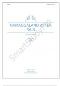 Namaqualand after rain  by  William Plomer NOTES